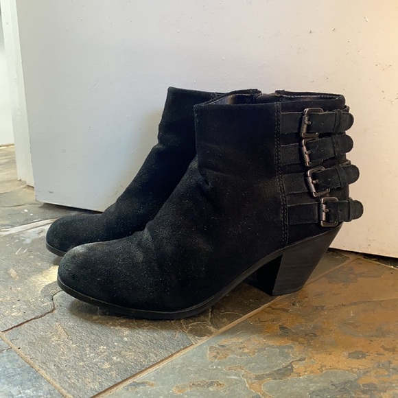 Sam Edelman Lucca suede ankle buckle bootie - Picture 2 of 8